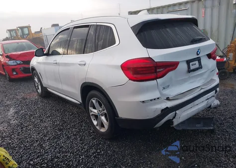 2021 BMW X3 Sdrive30I z USA, uszkodzony, nr VIN 5UXTY3C0XM9H38071